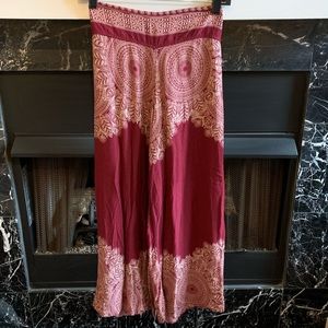 Wide leg Thai Cropped Pants